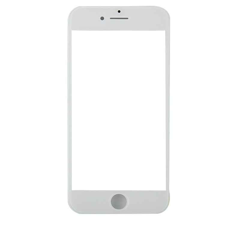 Lentille extérieure en verre de l'écran avant avec cadre de lunette d'écran LCD avant et adhésif OCA optiquement transparent pour iPhone 8