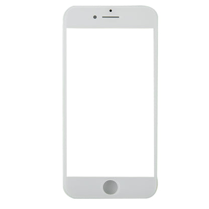Lentille extérieure en verre de l'écran avant avec cadre de lunette d'écran LCD avant et adhésif OCA optiquement transparent pour iPhone 8