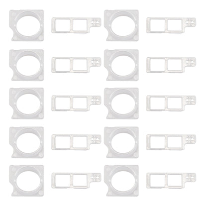 10 ensembles pour iPhone 8, module de caméra frontale + support de retenue de capteur