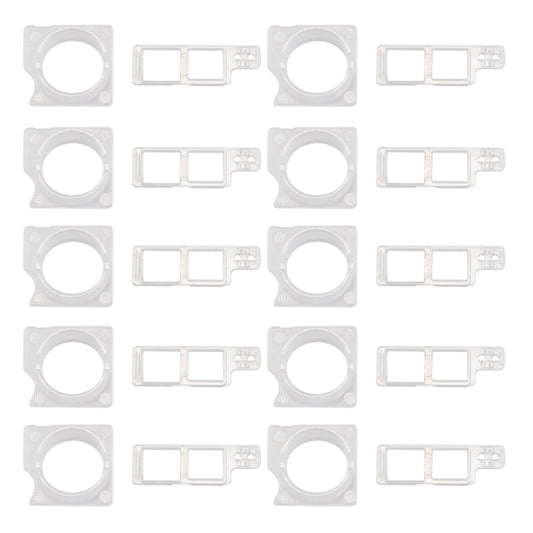 10 ensembles pour iPhone 8, module de caméra frontale + support de retenue de capteur