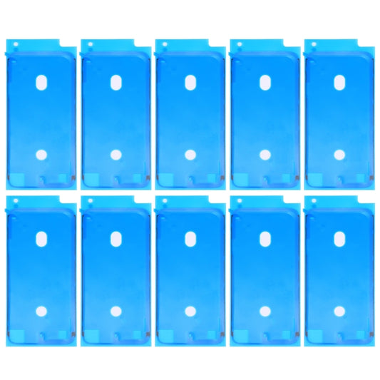 Autocollants adhésifs imperméables pour cadre LCD, 10 pièces, pour iPhone 8