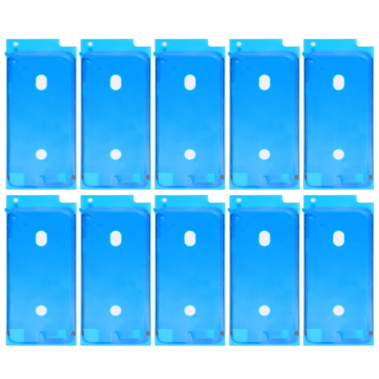 Autocollants adhésifs imperméables pour cadre LCD, 10 pièces, pour iPhone 8