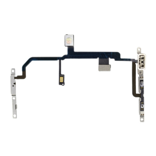 Câble flexible pour bouton d'alimentation et bouton de volume avec boucle en fer pour iPhone 8 Plus