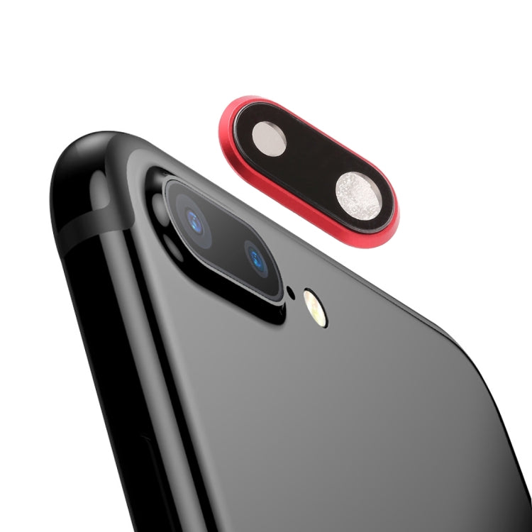 Lunette de caméra arrière avec cache d'objectif pour iPhone 8 Plus