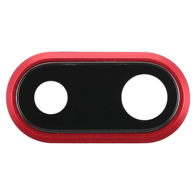 Lunette de caméra arrière avec cache d'objectif pour iPhone 8 Plus