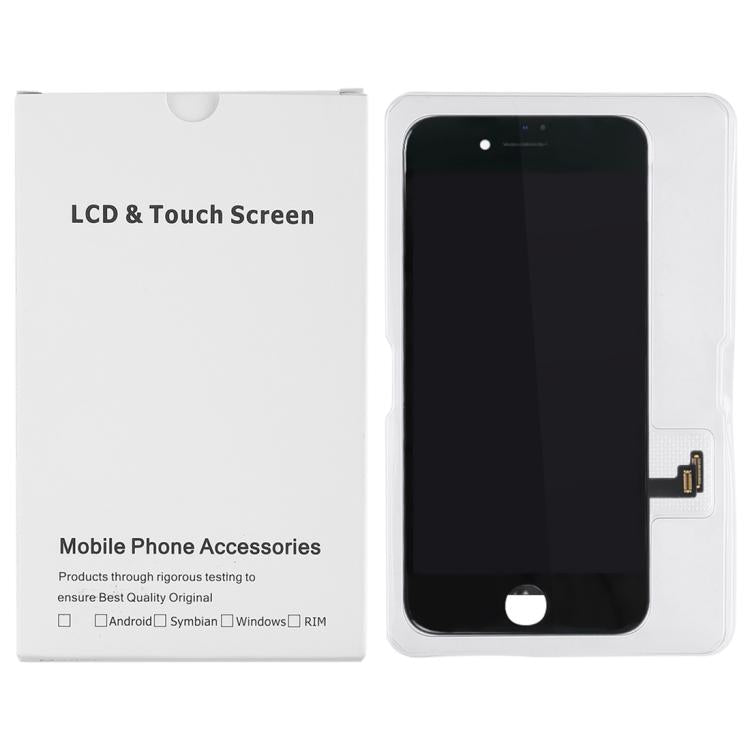Boîte blanche d'emballage en carton de 50 pièces pour écran LCD et numériseur iPhone 8 Plus/7 Plus, assemblage complet