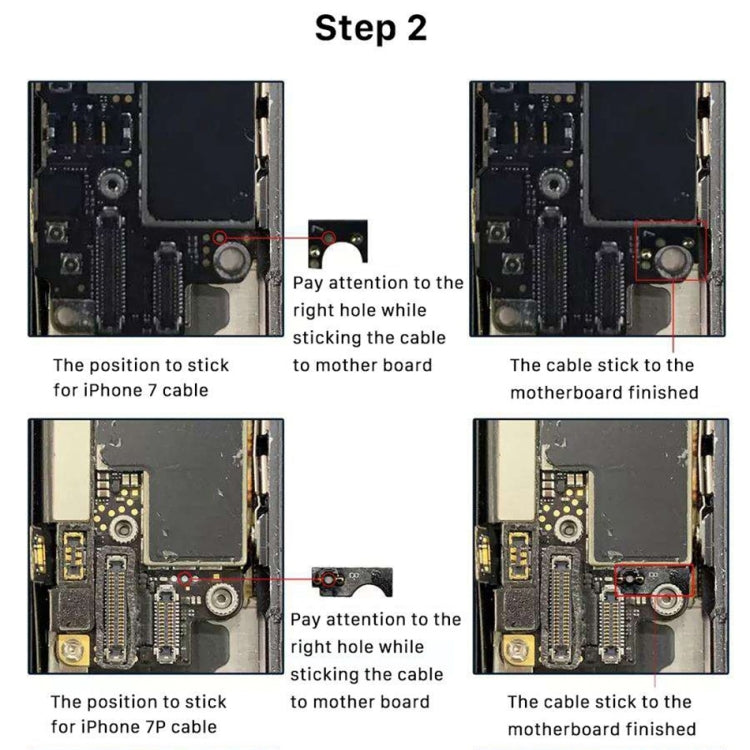 Bouton Accueil (3ème) avec câble flexible (ne prenant pas en charge l'identification par empreinte digitale) pour iPhone 8 Plus / 7 Plus / 8/7