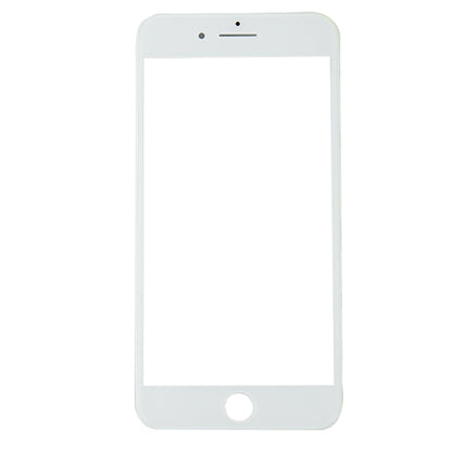 Lentille extérieure en verre de l'écran avant avec cadre de lunette d'écran LCD avant et adhésif OCA optiquement transparent pour iPhone 8 Plus