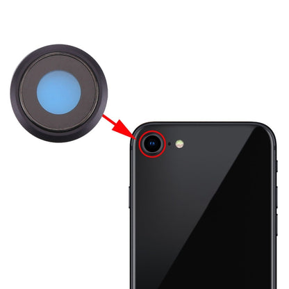 Bague d'objectif de caméra arrière pour iPhone 8