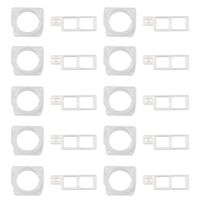 10 ensembles pour iPhone 8 Plus, module de caméra frontale, lunette + support de retenue de capteur