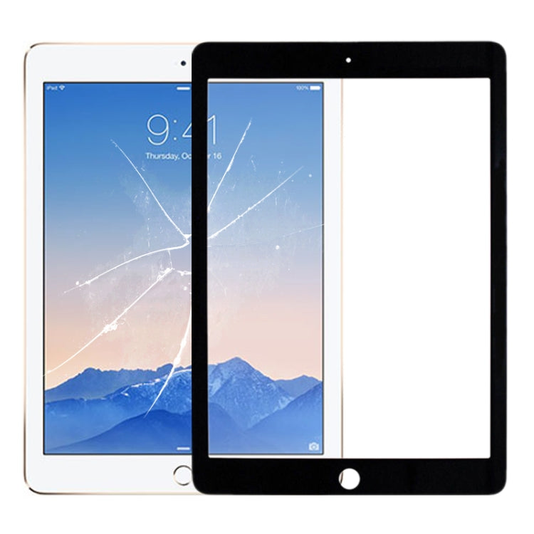 Lentille extérieure en verre de l'écran avant pour iPad Air 2 / A1567 / A1566