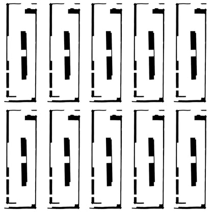10 PCS pour iPad 4 / Nouvel iPad (iPad 3) Adhésif pour numériseur à écran tactile