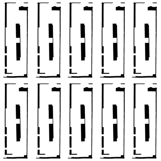 10 PCS pour iPad 4 / Nouvel iPad (iPad 3) Adhésif pour numériseur à écran tactile