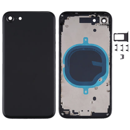 Couvercle arrière de la batterie avec couvercle d'objectif d'appareil photo, plateau de carte SIM et touches latérales pour iPhone SE 2020