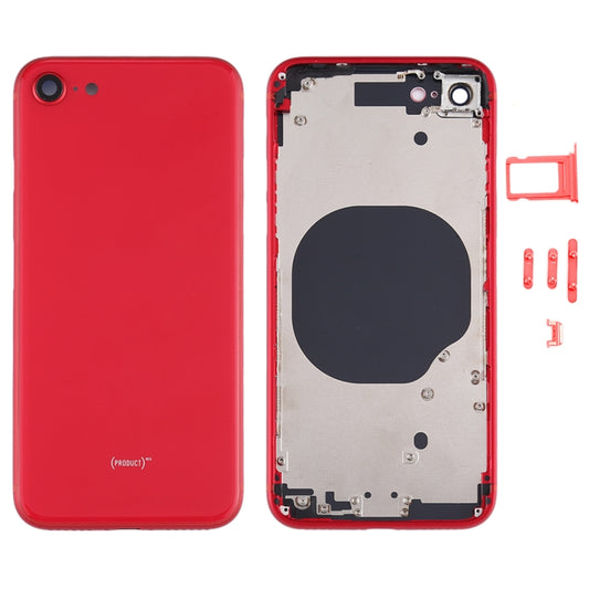 Couvercle arrière de la batterie avec couvercle d'objectif d'appareil photo, plateau de carte SIM et touches latérales pour iPhone SE 2020