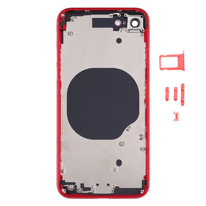 Couvercle arrière de la batterie avec couvercle d'objectif d'appareil photo, plateau de carte SIM et touches latérales pour iPhone SE 2020
