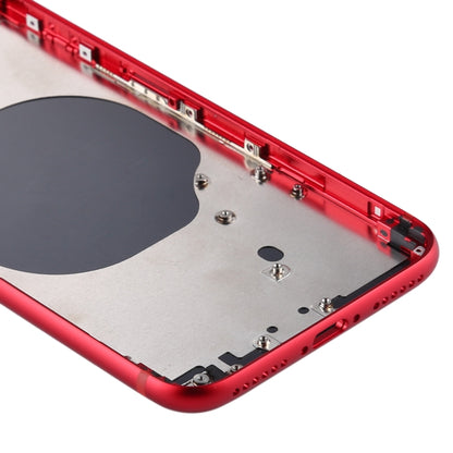 Couvercle arrière de la batterie avec couvercle d'objectif d'appareil photo, plateau de carte SIM et touches latérales pour iPhone SE 2020