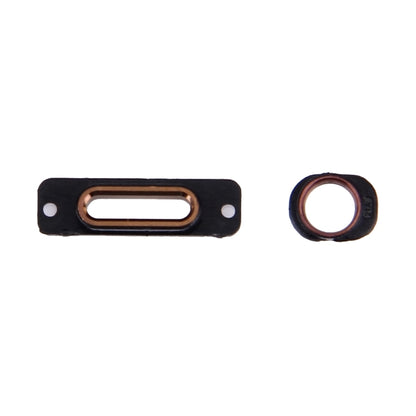 10 PCS 2 en 1 pour iPhone SE Supports de retenue de port de chargement + anneaux de prise casque