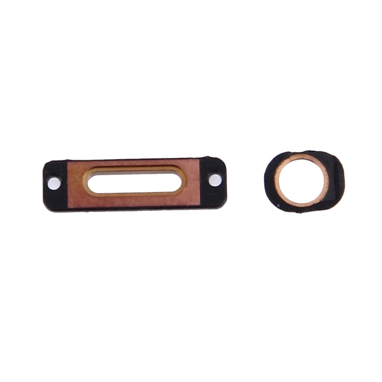 10 PCS 2 en 1 pour iPhone SE Supports de retenue de port de chargement + anneaux de prise casque