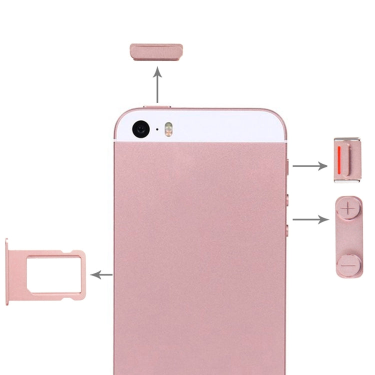 Boutons latéraux + Tiroir Carte SIM pour iPhone SE, For iPhone SE
