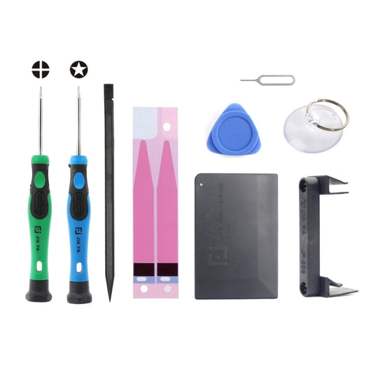 JIAFA JF-8157 Ensemble d'outils de réparation de batterie 9 en 1 pour iPhone SE & 5s & 5c & 5