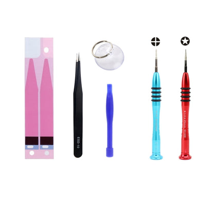 JIAFA JF-8165 Ensemble d'outils de réparation de batterie 6 en 1 pour iPhone SE & 5s & 5c & 5