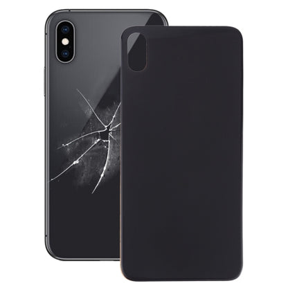 Couvercle de batterie arrière en verre avec grand trou de caméra, remplacement facile, avec adhésif pour iPhone X
