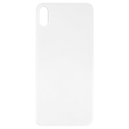 Couvercle de batterie arrière en verre avec grand trou de caméra, remplacement facile, avec adhésif pour iPhone X