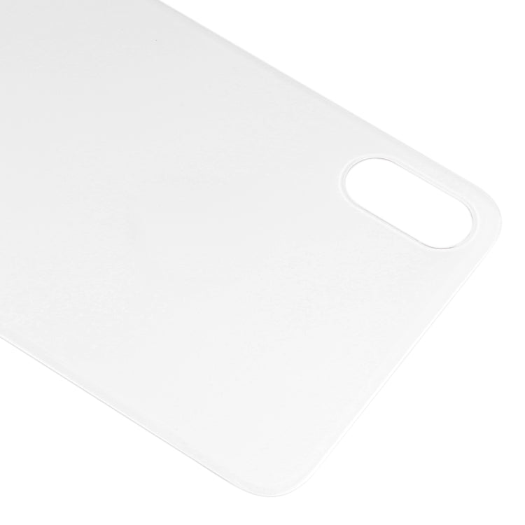 Couvercle de batterie arrière en verre avec grand trou de caméra, remplacement facile, avec adhésif pour iPhone X
