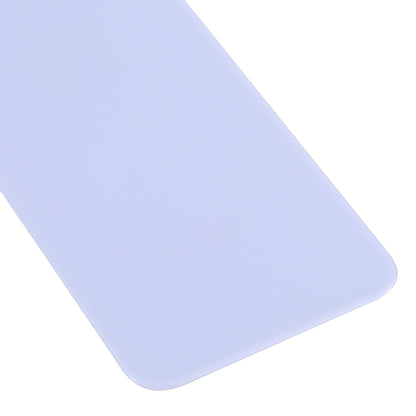 Couvercle de batterie arrière en verre avec grand trou de caméra de remplacement facile pour iPhone X / XS