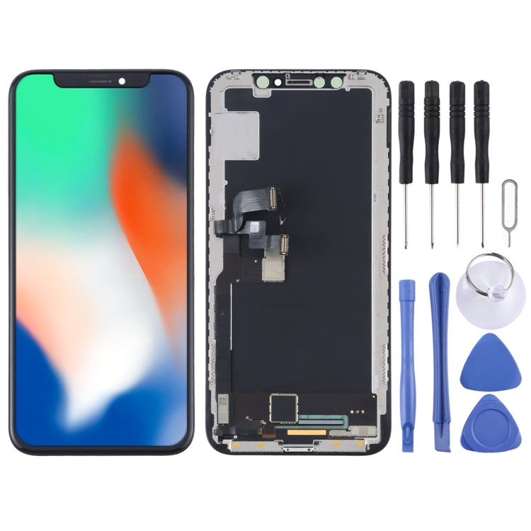 Ensemble complet d'écran LCD et de numériseur en matériau OLED d'origine pour iPhone X
