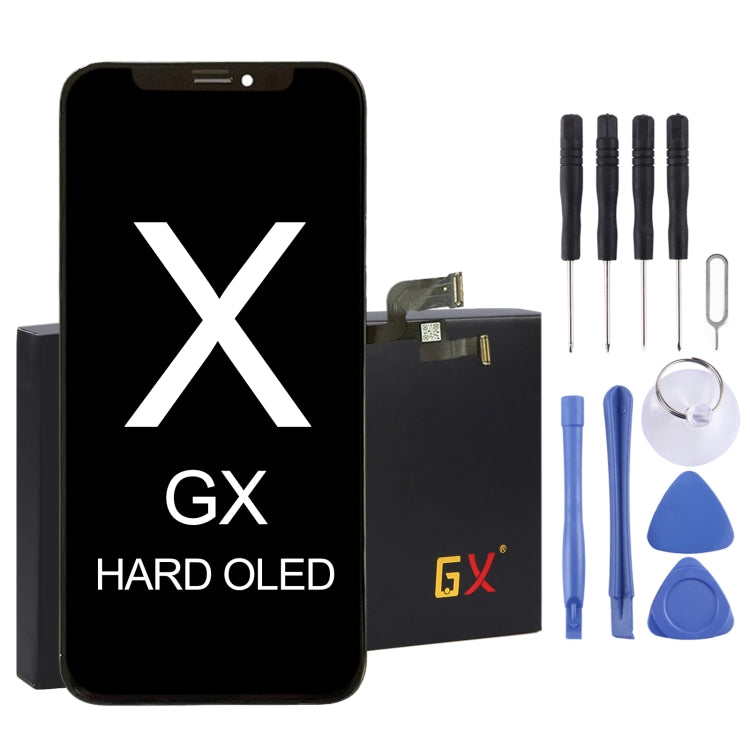 Écran LCD matériel GX OLED et assemblage complet de numériseur pour iPhone X