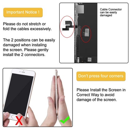 Écran LCD matériel GX OLED et assemblage complet de numériseur pour iPhone X