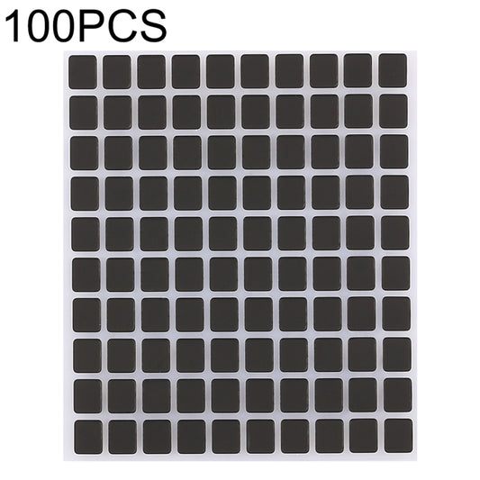 Autocollants noirs pour écran d'affichage 100 PCS pour iPhone X