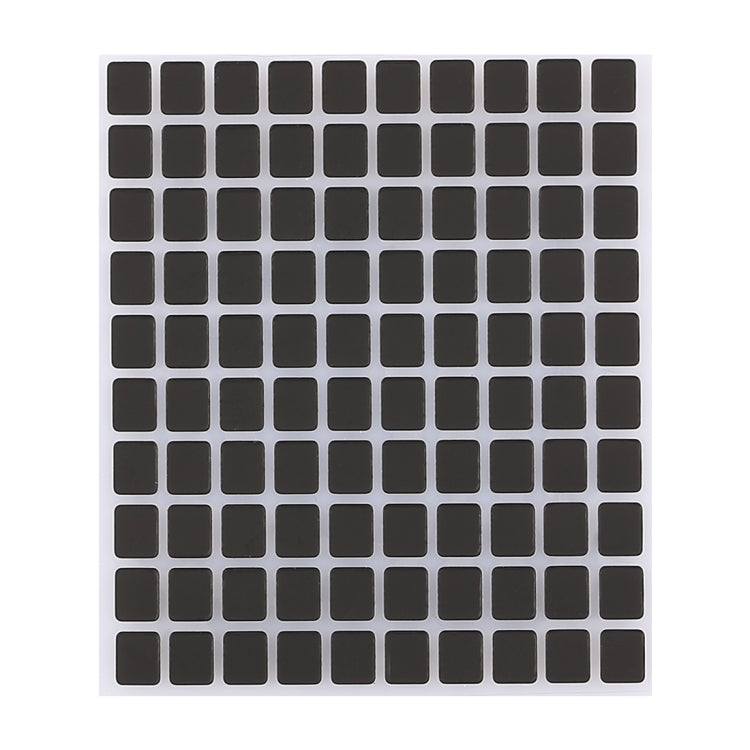 Autocollants noirs pour écran d'affichage 100 PCS pour iPhone X