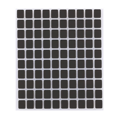 Autocollants noirs pour écran d'affichage 100 PCS pour iPhone X