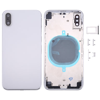 Couvercle du boîtier arrière avec plateau pour carte SIM et touches latérales pour iPhone X