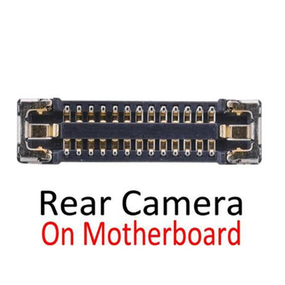 Connecteur FPC de caméra arrière sur la carte mère pour iPhone X