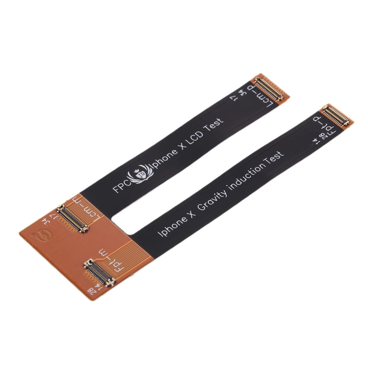 Écran LCD d'origine et câble flexible de test d'induction par gravité pour iPhone X