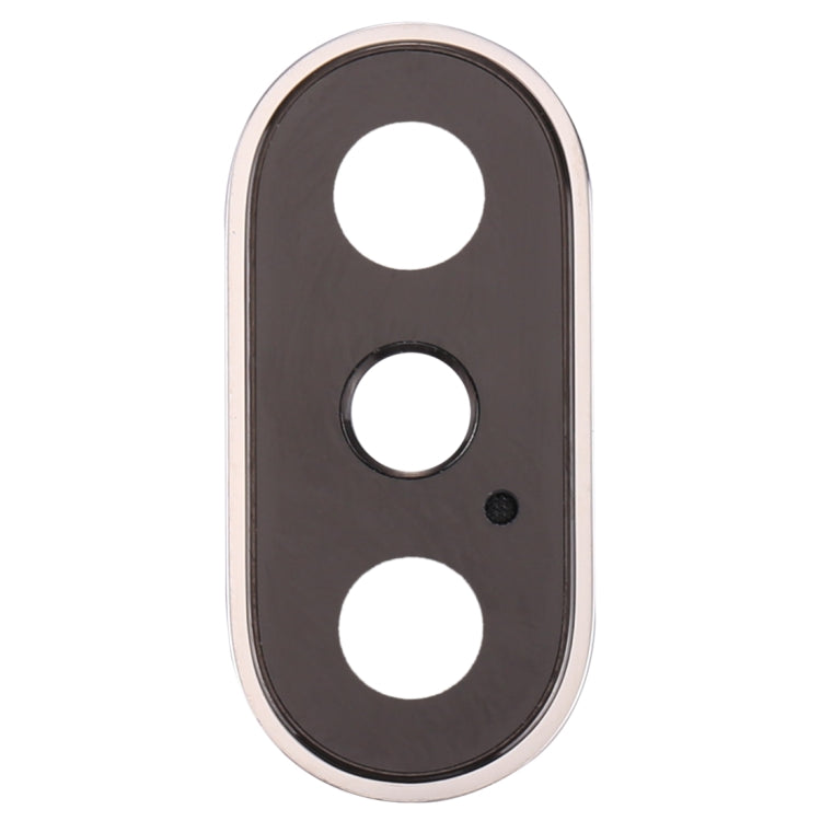Bague d'objectif de caméra arrière pour iPhone X