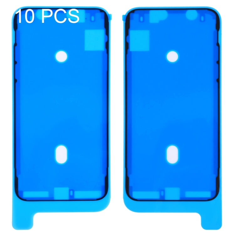 Autocollants adhésifs imperméables pour cadre LCD, 10 pièces, pour iPhone X