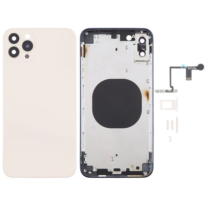 Coque arrière avec imitation d'apparence de l'iP14 Pro Max pour iPhone XS Max
