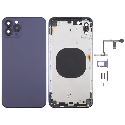 Coque arrière avec imitation d'apparence de l'iP14 Pro Max pour iPhone XS Max