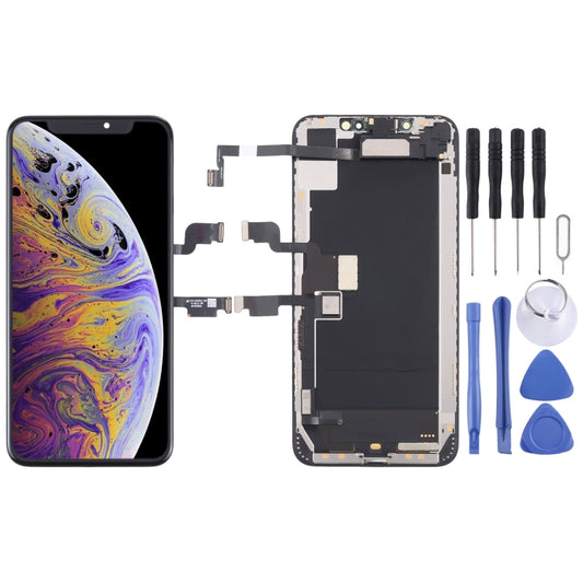 Écran LCD d'origine et numériseur complet avec câble flexible pour haut-parleur et écouteur pour iPhone XS Max