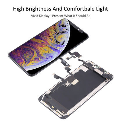 Écran LCD d'origine et numériseur complet avec câble flexible pour haut-parleur et écouteur pour iPhone XS Max