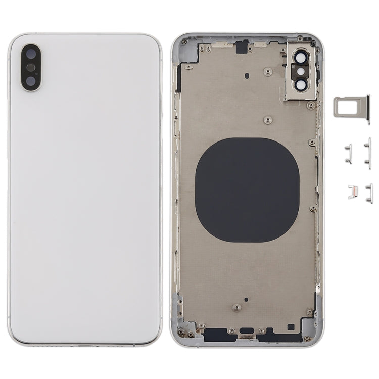 Coque arrière avec objectif d'appareil photo, plateau pour carte SIM et touches latérales pour iPhone XS Max