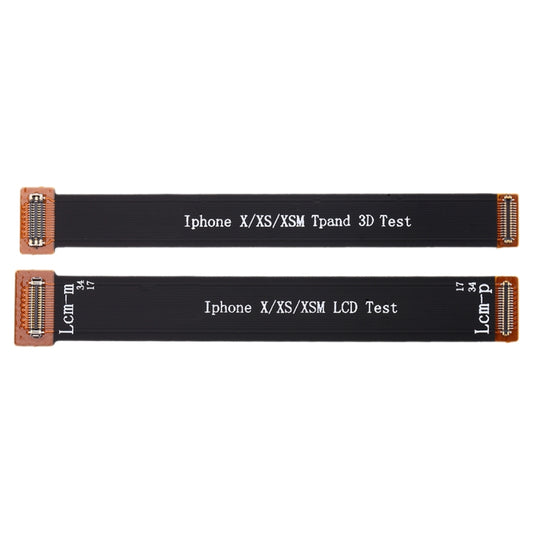 1 paire de câbles flexibles de test d'extension d'écran LCD pour iPhone XS / XS Max