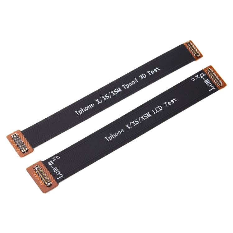 1 paire de câbles flexibles de test d'extension d'écran LCD pour iPhone XS / XS Max