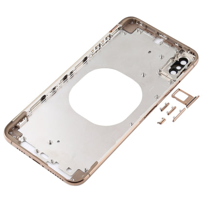 Coque arrière transparente avec objectif d'appareil photo, plateau pour carte SIM et touches latérales pour iPhone XS Max, For iPhone XS Max(Transparent), For iPhone XS Max(Transparent Back)