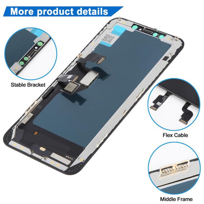 Écran LCD OLED souple JK pour iPhone XS Max, For iPhone XS Max